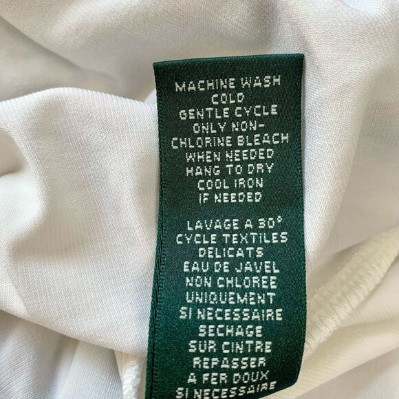 Lauren Ralph Lauren Paisley Print Ruched Cap Sleeve Sheath Dress Size 16 - Picture 8 of 9